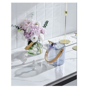 透明大容量手提水果籃花盆 (小)