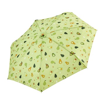 【RAINSTORY】酪梨寶寶抗UV手開迷你口袋傘
