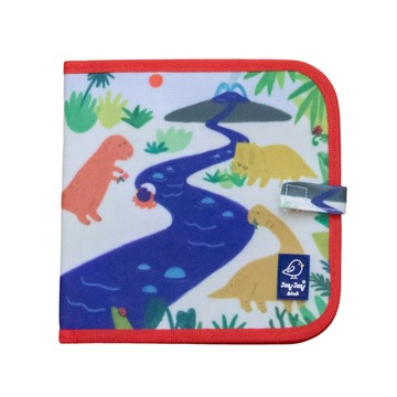 Jaq Jaq Bird 幼兒版空白粉筆畫冊 8 頁可擦拭的書  侏儸紀  1本