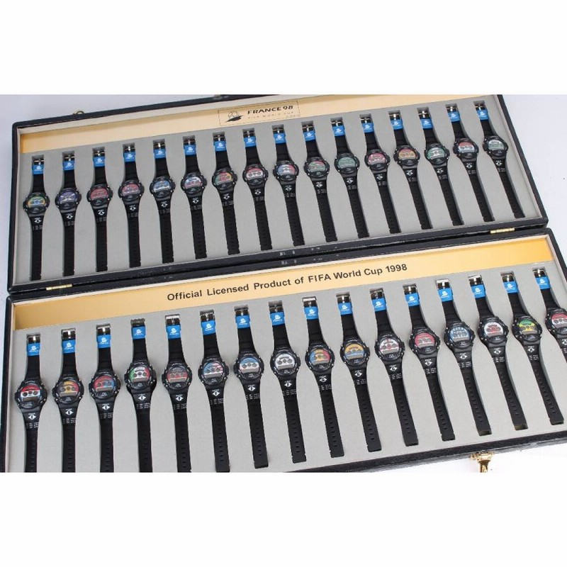 FIFA W杯フランス大会記念時計32本セット
