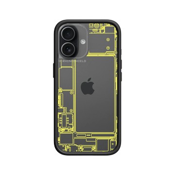 iPhone 17 Mod NX -邊框背蓋組合 (相機按鈕) 黑 - JOCR - Inside an iPhone - Yellow