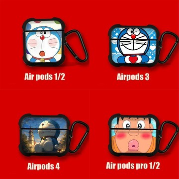 哆啦A夢大雄俠新品適用蘋果AirPods pro 1 2 3 4保護套耳機殼套