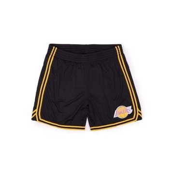 Mitchell & Ness Mesh Shorts 迷版球褲 短褲 湖人 黑 MN25ASH03LAL [台灣現貨]