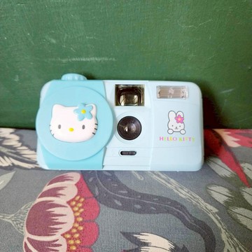專業相機店 藍色 Hello Kitty 傻瓜相機 底片相機 玩具相機 收藏