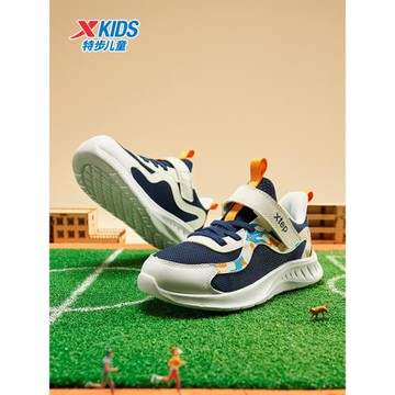 特步童鞋秋冬新款幼小童男童時尚百搭休閑鞋兒童運動防滑耐磨跑鞋