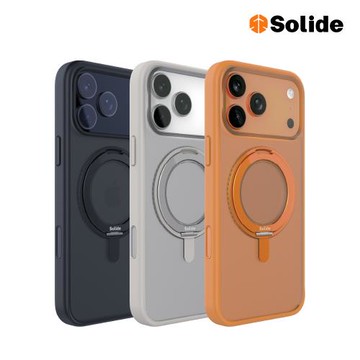 solide 索力得 RINGO 360度磁環支架保護殼 iPhone 17 系列