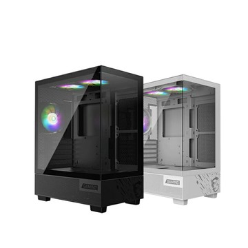 MSI 微星 PAG PANO M110A M-ATX全景玻璃透側機殼 黑色/白色
