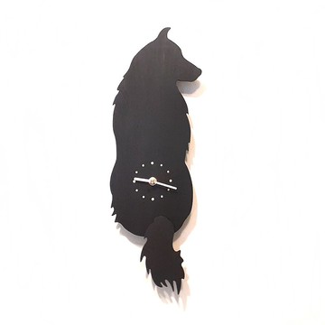 手工木作創意時鐘 我最搖擺 - 蘇格蘭牧羊犬