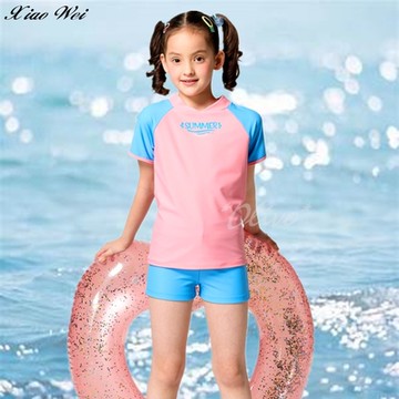 MIT沙兒斯品牌 流行女童二件式短袖泳裝 NO.B8624058