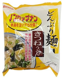 ムソー どんぶり麺・きつねうどん 77.3G×4袋