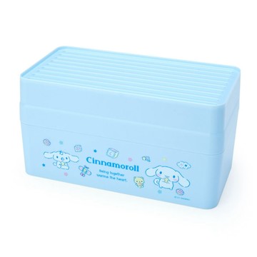 【震撼精品百貨】大耳狗_Cinnamoroll~日本SANRIO三麗鷗-磁鐵口罩收納盒-藍*25861