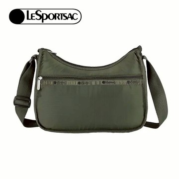 |快速出貨|Lesportsac Classic Hobo 經典隨身側背包斜背包/ 橄欖綠