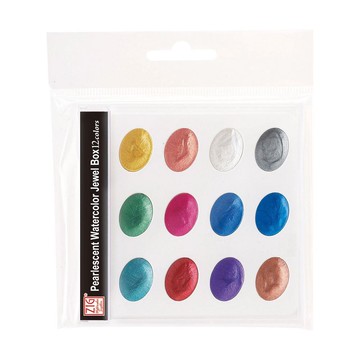 *需預訂【Kuretake 日本吳竹】珠寶水彩盒 十二色 (WSKG204-5)