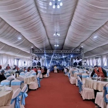 免運 公司貨 大棚 鋁合金婚慶棚紅皮棚流動酒席棚工業倉儲大棚展會棚篷房內部裝飾 可開發票 全館八折 工廠現貨直銷 新品特價 h11224