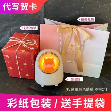 太空艙萌寵加濕器迷你usb新年禮物創意小夜燈生日禮物女送女朋友