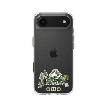 iPhone Air Clear Case（相機按鈕） 透明 - Nature Explorers 自然探索指南 - 露營車出動