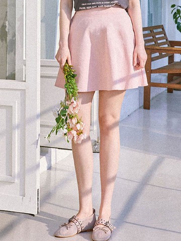Flared Mini Skirt