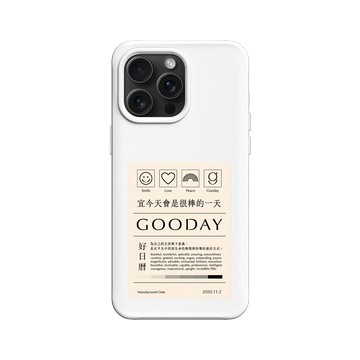 iPhone 15 Pro Max SolidX 白 - 好日曆 GOODAY (星期安有限公司) - 今天會是很棒的一天