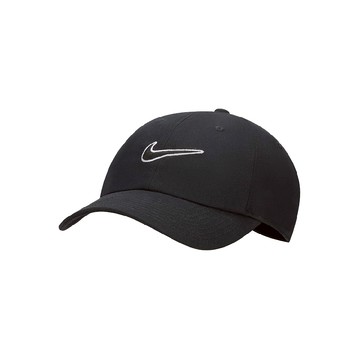 【NIKE】CLUB CAP U CB SWSH L 帽子 棒球帽 黑 FB5369-010