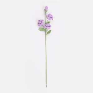 奧可利鉤針毛線花插芭比玫瑰50cm 紫