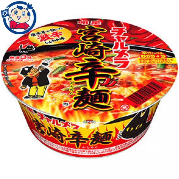 明星 チャルメラどんぶり 宮崎辛麺 77g×12個入×1ケース