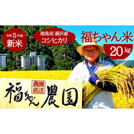 ふるさと納税 令和5年産谷川連峰の清流で育った「福ちゃん米」 新潟県湯沢町