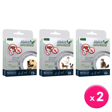 西班牙NBP-全天然防蚤項圈x2入(貓用/中小型犬/大型犬用)