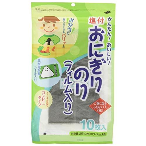 小善本店 塩付おにぎりのり（フィルム入り） 1０枚６袋