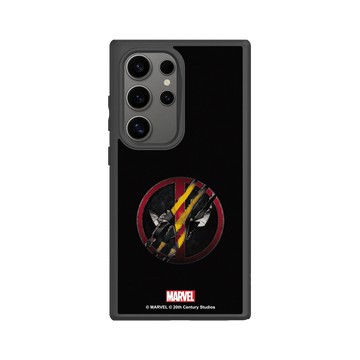 Galaxy S24 Ultra SolidSuit 黑 - 迪士尼-漫威 Marvel - 死侍與金鋼狼-Logo