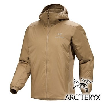 【Arc'teryx 始祖鳥】男Atom化纖連帽外套『帆布棕II』X007487 戶外 露營 登山 健行 休閒 時尚 化纖外套 保暖外套