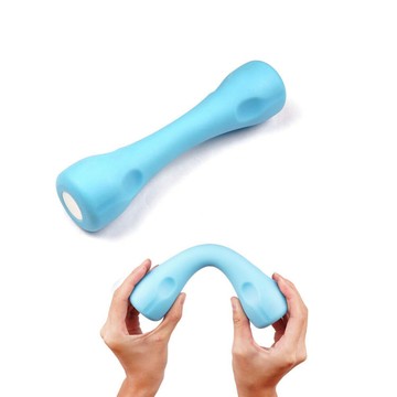 【FunSport】Q彈力神采啞鈴/有氧啞鈴(590g/粉藍/1支)