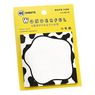 德德小品集 便利貼 記事 標記  小牛奶  40枚  1本
