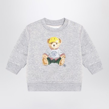 Grey cotton Polo Bear sweatshirt