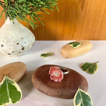 花朵戒指 ( 款號 18 ) / 陶瓷戒指 / 手工製作