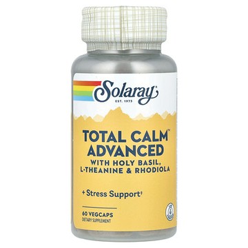Solaray, Total Calm™ 高階，60 粒素食膠囊