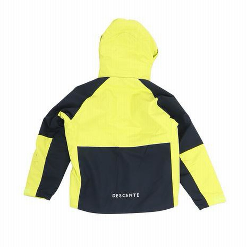 DESCENTE スキーウェア イエロー/ブラック 上下セットアップ