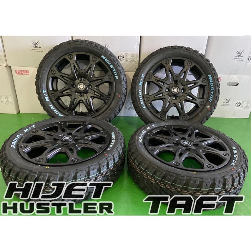 当店イチオシ!! 軽トラ 軽バン ハイゼット ジャンボ タイヤホイール 15インチ MUD-X マッドスター Radial M/T 165/60R15  | LINEブランドカタログ