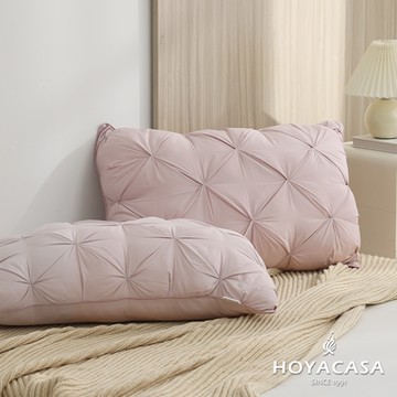 HOYACASA 法式立體扭花飯店枕(多款任選)-一入