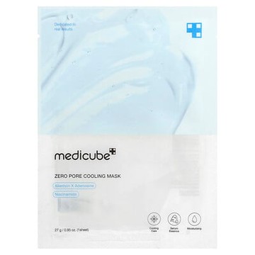 Medicube, 毛孔細致清爽美容面膜，1 片，0.95 盎司（27 克）