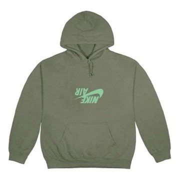 Travis Scott x Jordan Crossover Alphabet Printing Autumn Hoodie 'Green'