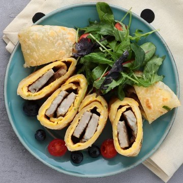 【永豐餘生技】古早味蔥花蛋餅皮 240g/份*五入組