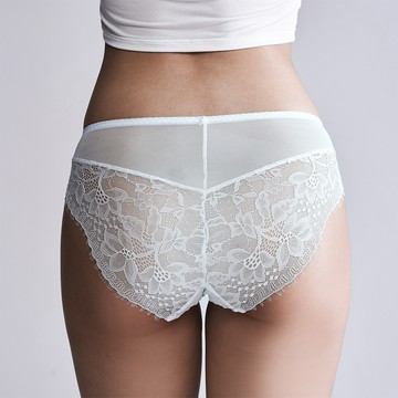 【TERSI】Bloom 睫毛蕾絲三角褲- 冰絲藍