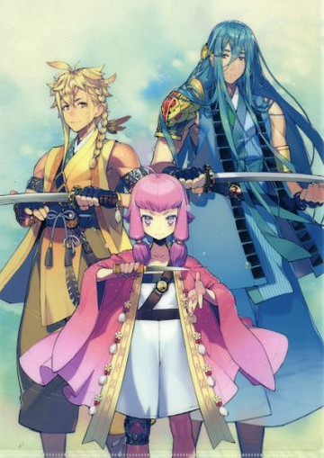 集合新插畫A4文件夾刀劍亂舞-ONLINE-×東京國立博物館回歸?繩縣50周年紀念特別展覽琉球