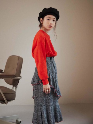 Premium Polyester Versatile Skirt [Black]