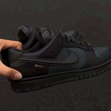 NIKE DUNK GORE-TEX GTX 黑武士 防潑水 全黑 立體勾 男鞋 HQ2053-001
