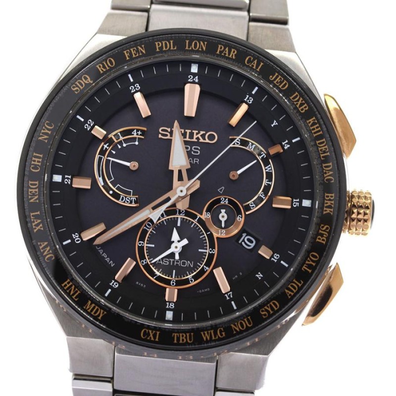 ☆美品【SEIKO】セイコー アストロン GPS 8X53-0AV0-2/SBXB125 ソーラー電波 メンズ_695837 | LINEショッピング