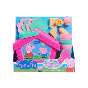 Peppa Pig 粉紅豬小妹 野餐組  方便攜帶  多種配件隨意組合  1組