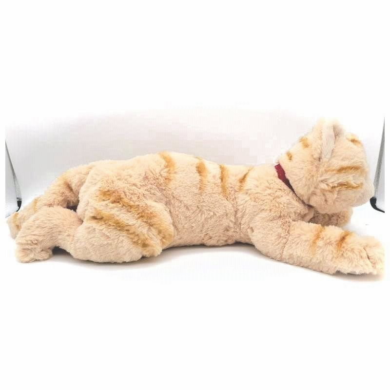 ひざねこ M ぬいぐるみ BR 猫 茶トラ ネコ ブラウン グッズ 玩具