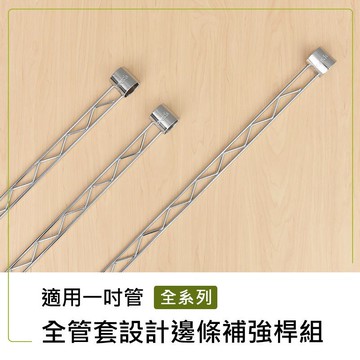 補強桿/圍籬【配件類】電鍍全管套設計邊條組系列_附夾片  dayneeds