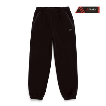 男女同款 NAOS POLARTEC 搖粒絨運動長褲 - 炭黑色